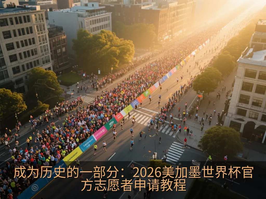 成为历史的一部分：2026美加墨世界杯官方志愿者申请教程